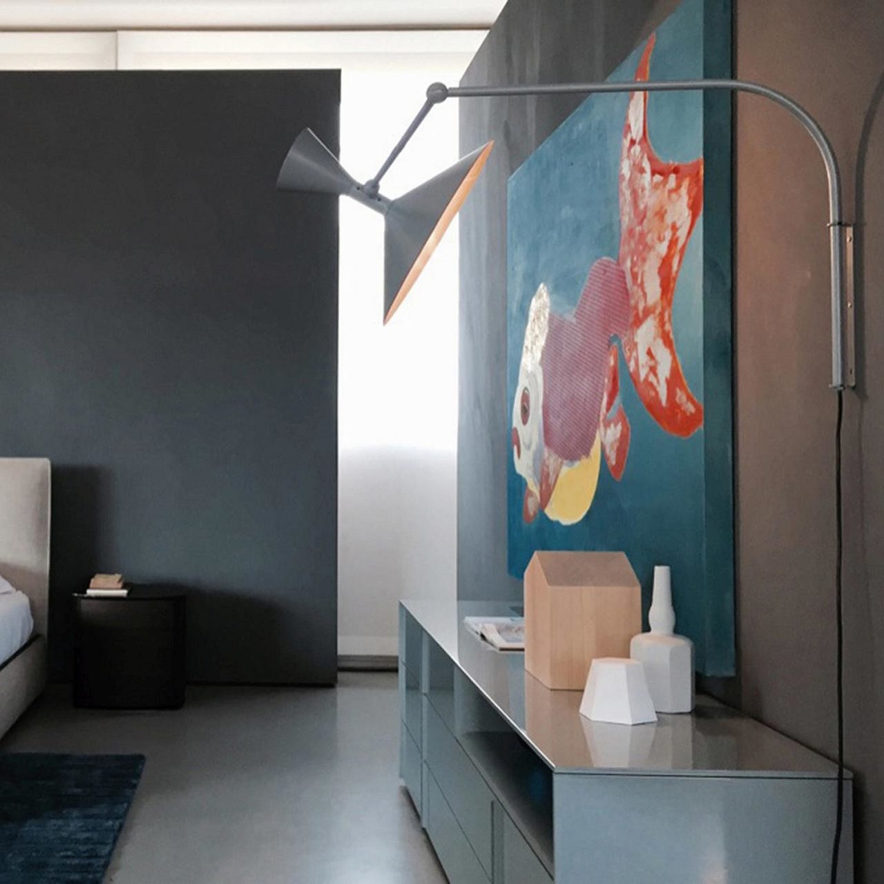 <h3>LAMPE DE MARSEILLE</h3><br> <h4>Nemo<br><span style="font-size: 14px">Lampada a parete</span></h4>